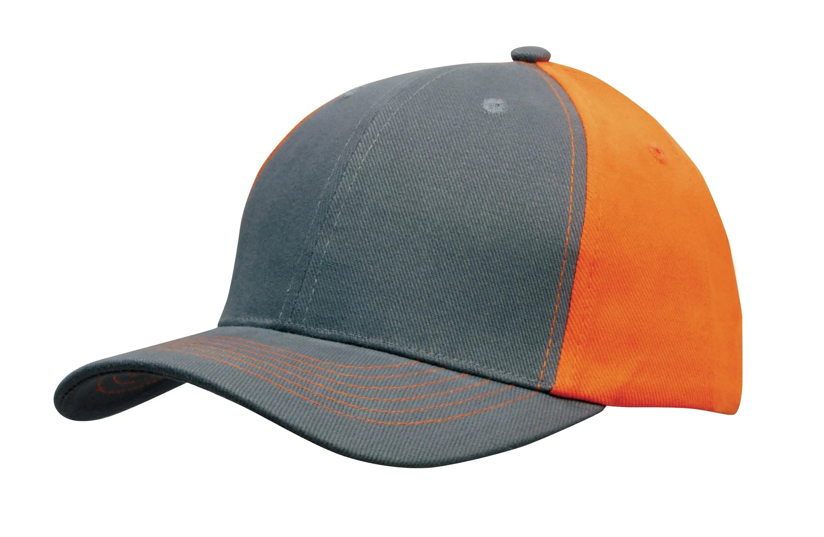 Headwear Brushed Heavy Cotton 2 Tone Cap X12 - 4001 Metro Workwear.